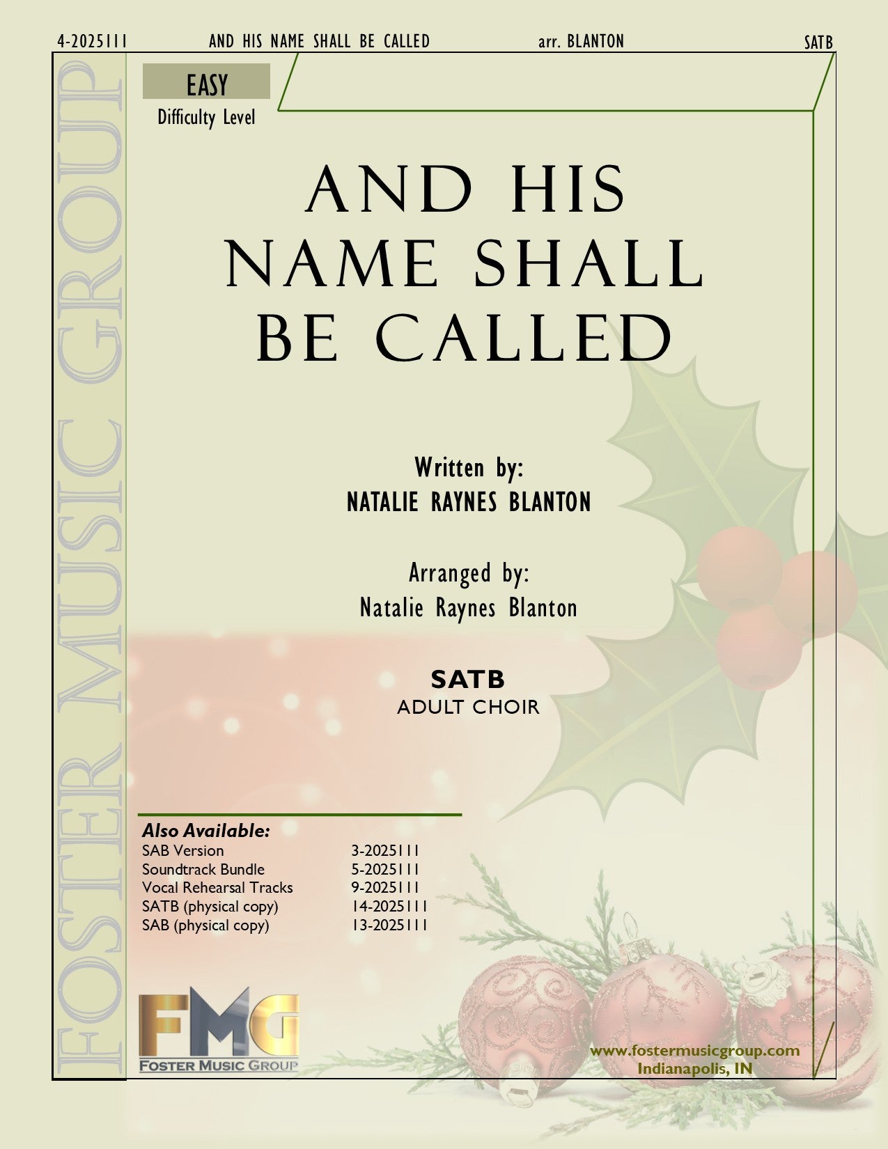 And His Name Shall Be Called
