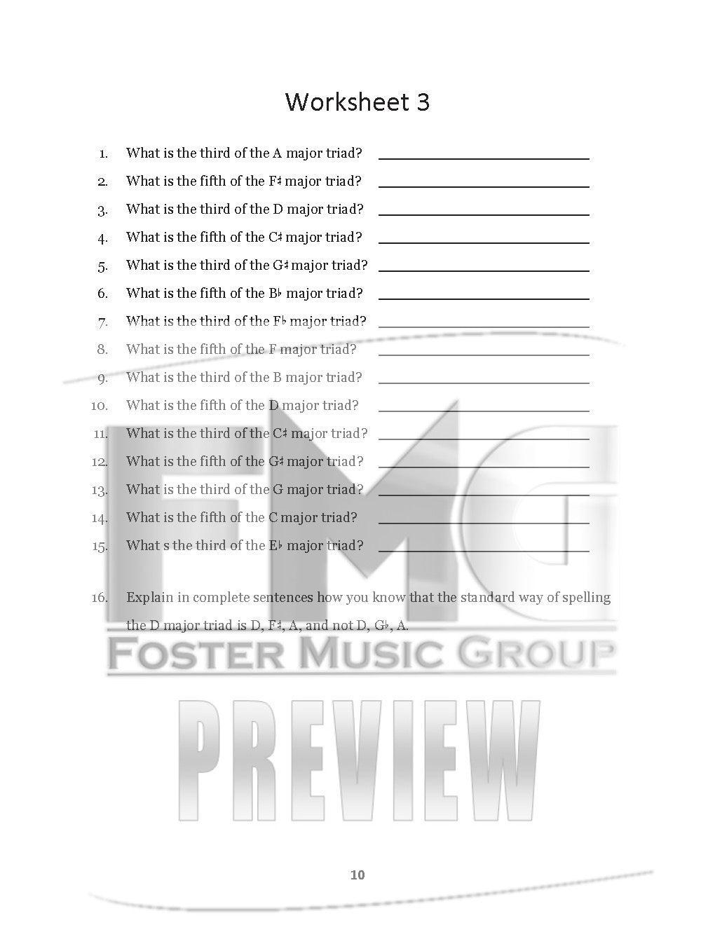 An Introduction to Music Theory (for Church Musicians) - BOOK 1