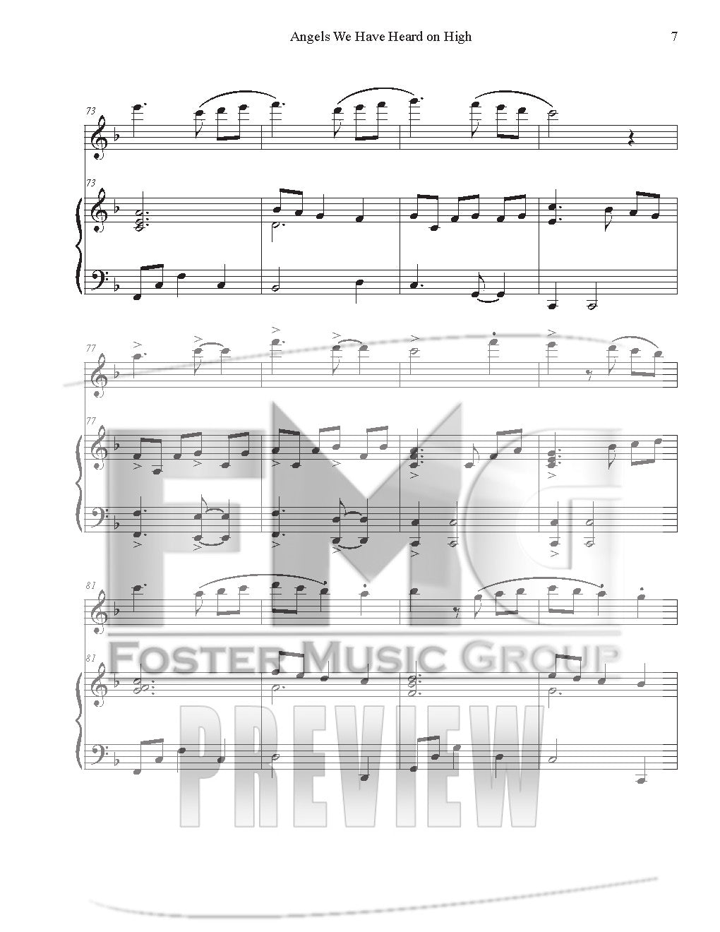 Angels We Have Heard On High (Instrumental Duet)