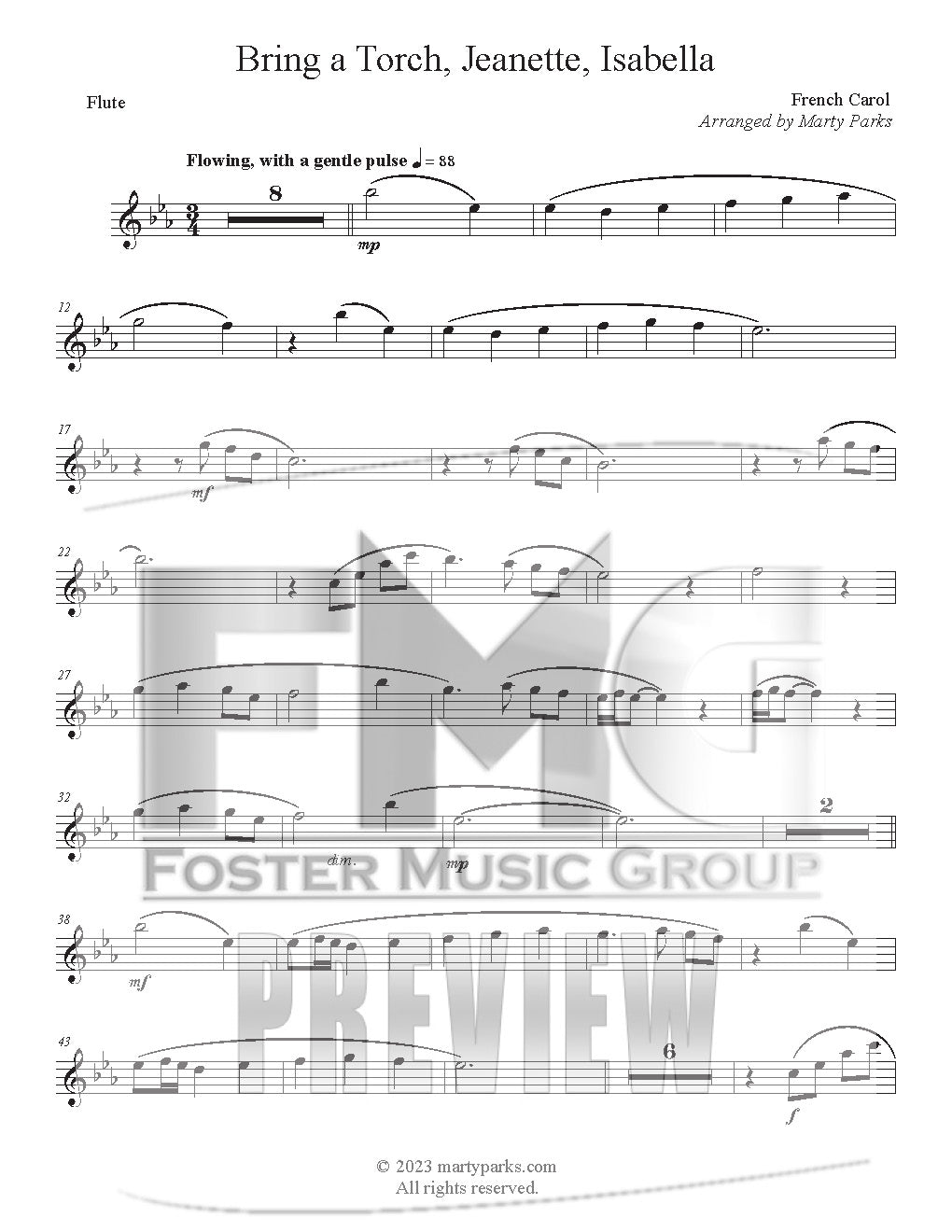 Bring A Torch, Jeanette, Isabella (Instrumental Duet)