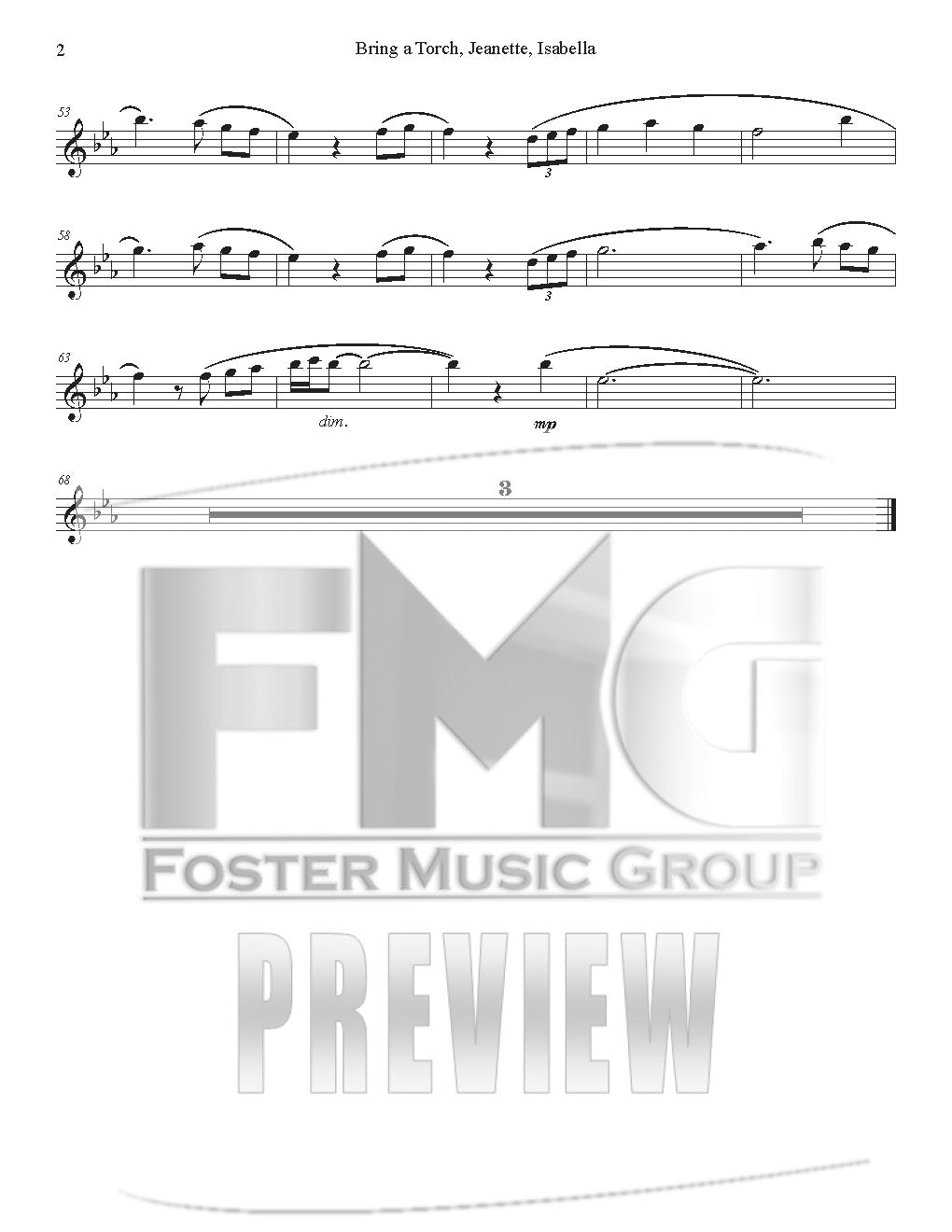 Bring A Torch, Jeanette, Isabella (Instrumental Duet)