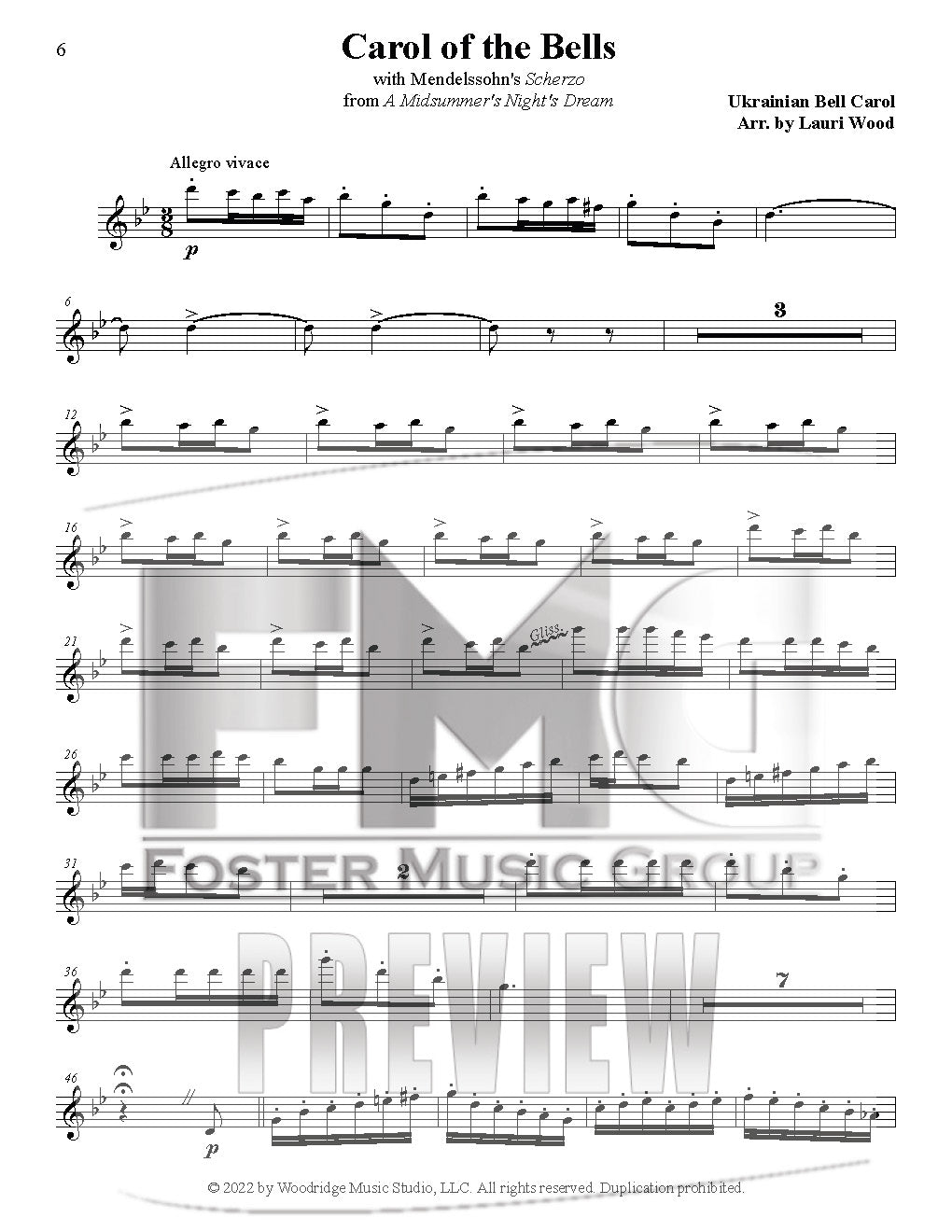Carol Of The Bells (Instrumental Duet)