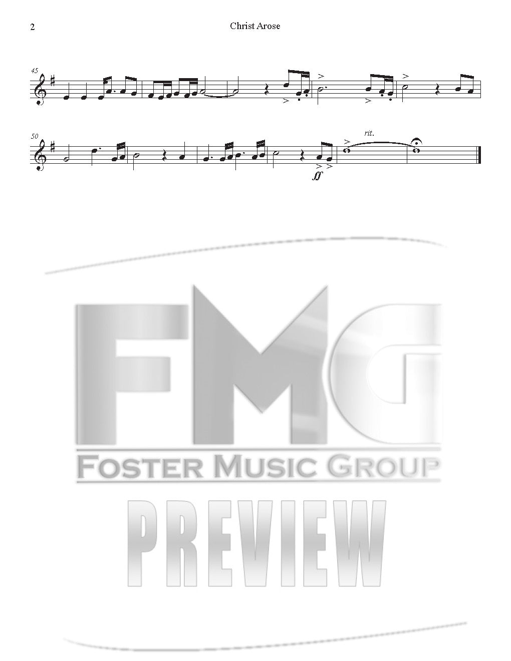 Christ Arose (Instrumental)