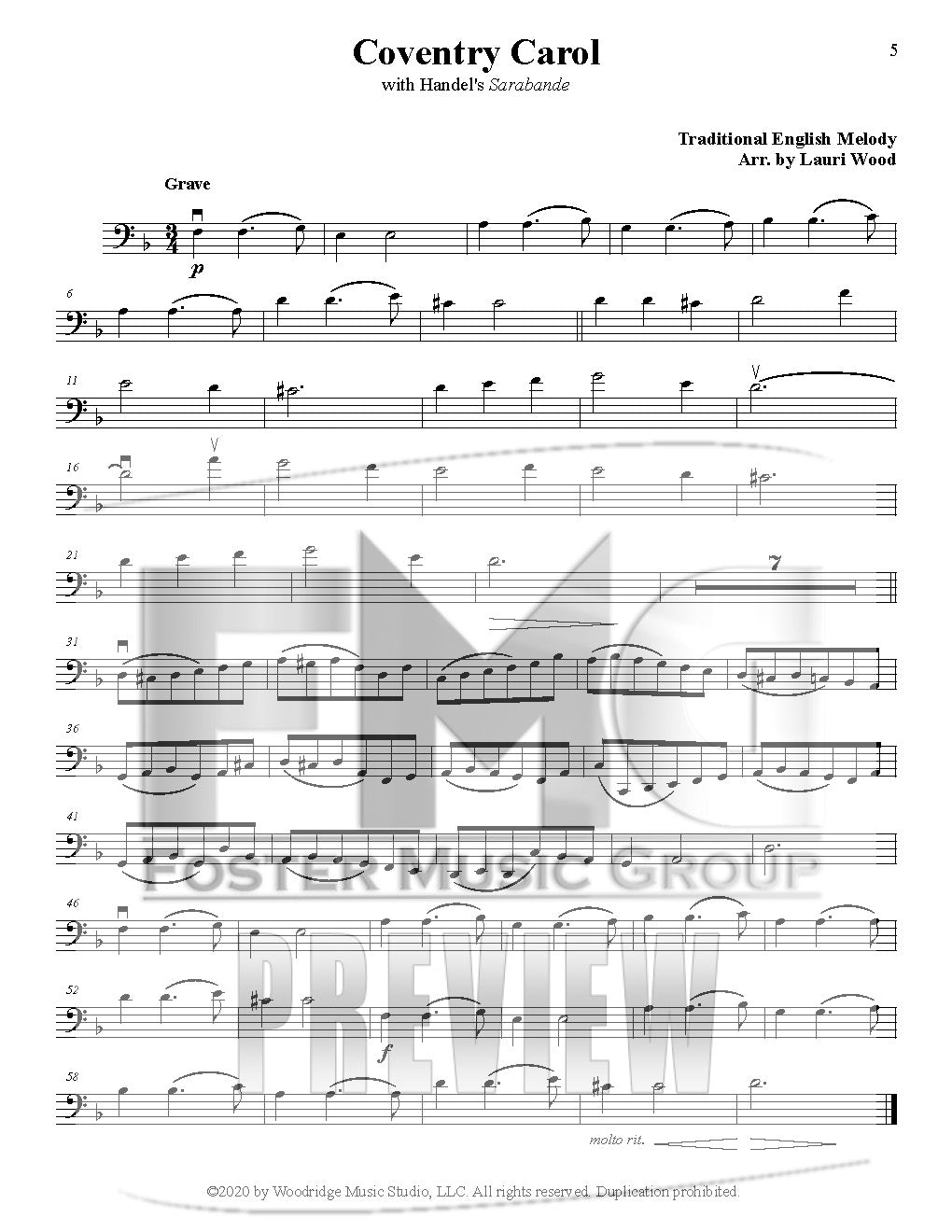 Coventry Carol (Instrumental Duet)