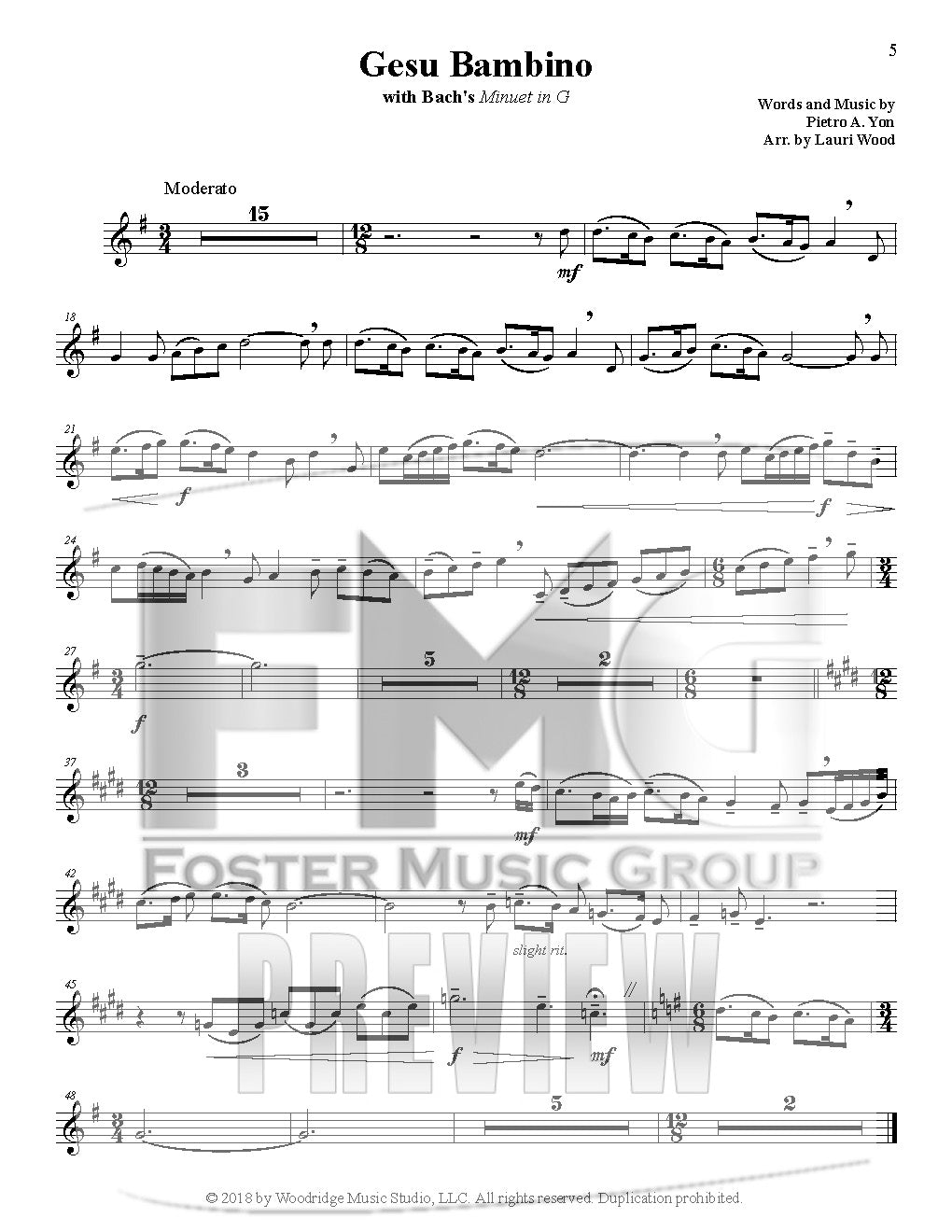 Gesu Bambino (Instrumental Duet)