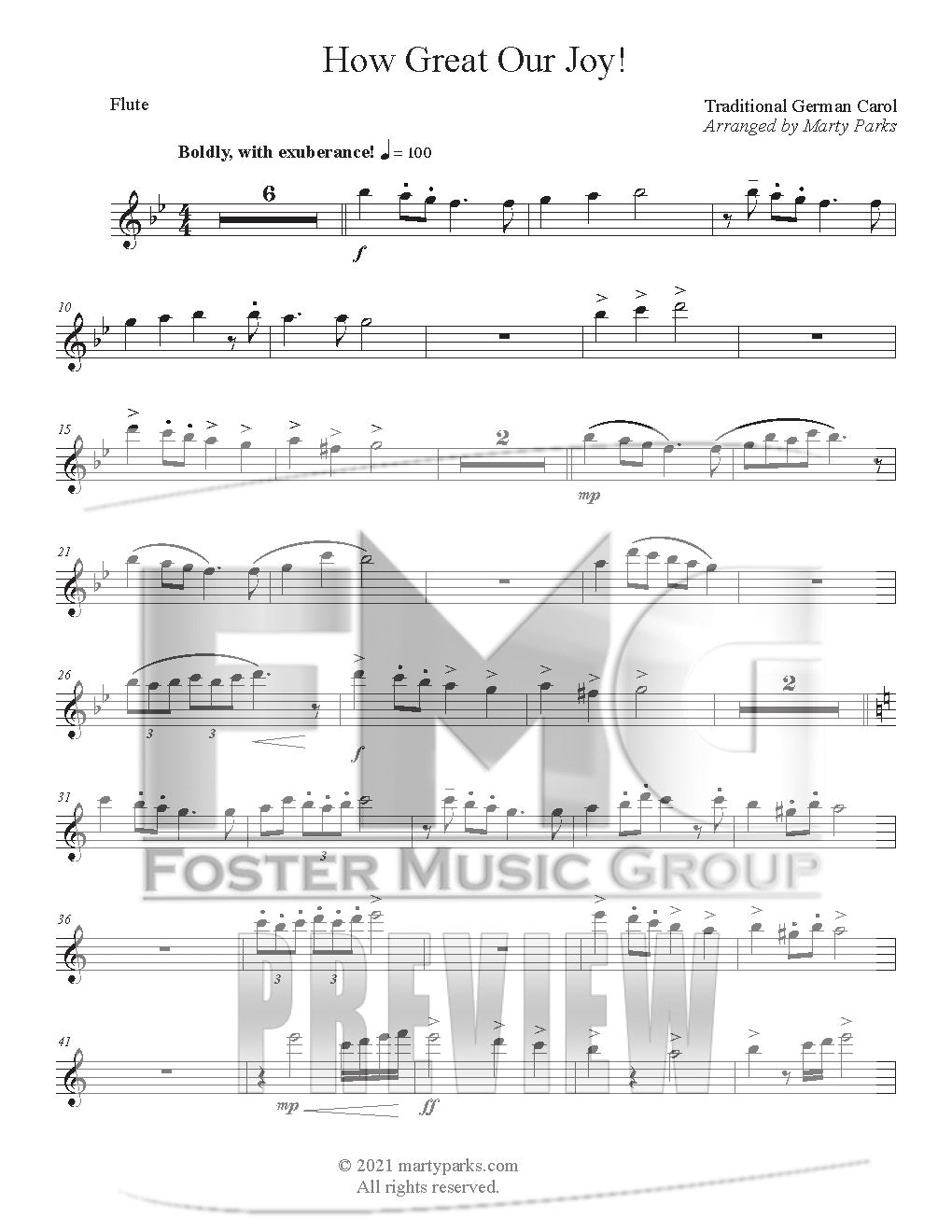 How Great Our Joy (Instrumental Duet)