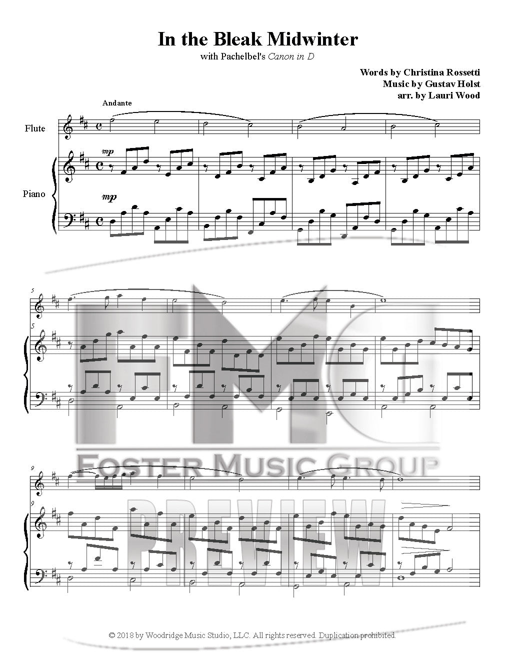In The Bleak Midwinter (Instrumental Duet)