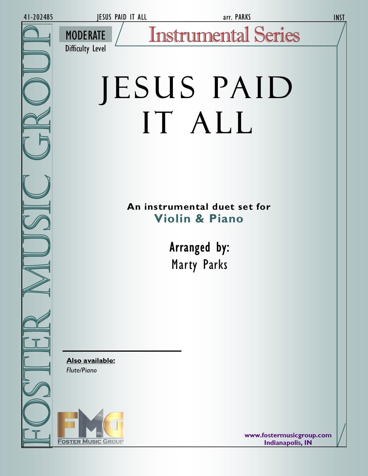 Jesus Paid It All (Instrumental)