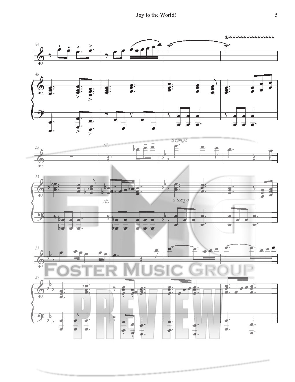 Joy To The World! (Instrumental Duet)