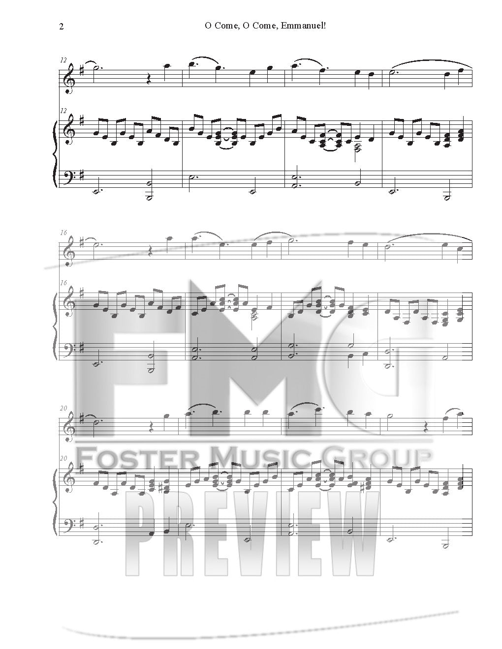 O Come, O Come Emmanuel (Instrumental Duet)