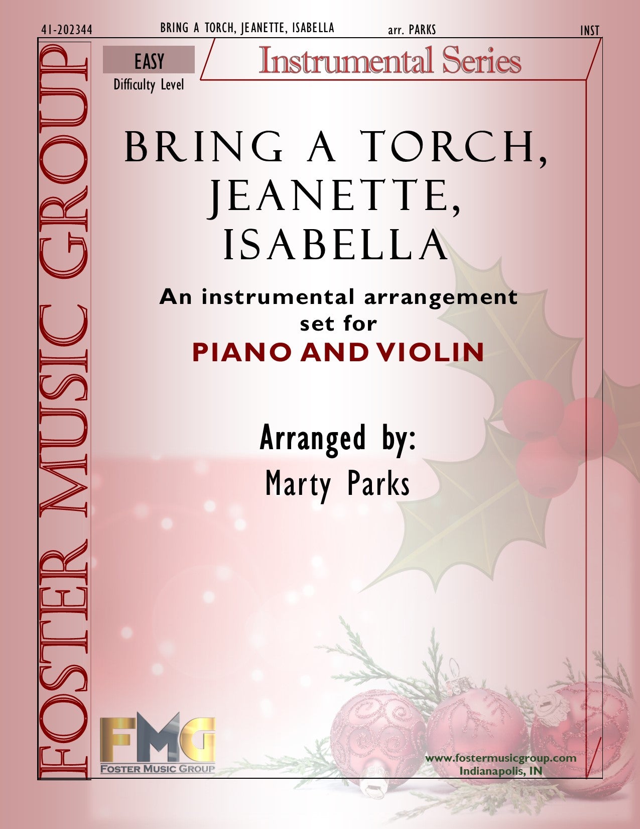 Bring A Torch, Jeanette, Isabella (Instrumental Duet)